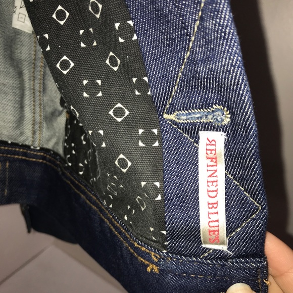 Jack and Jones Denim Blue Button Down Jean Jacket - Picture 12 of 14